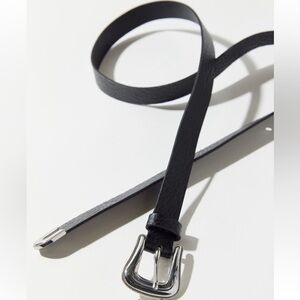 Urban Outfitters thin black western belt NWT